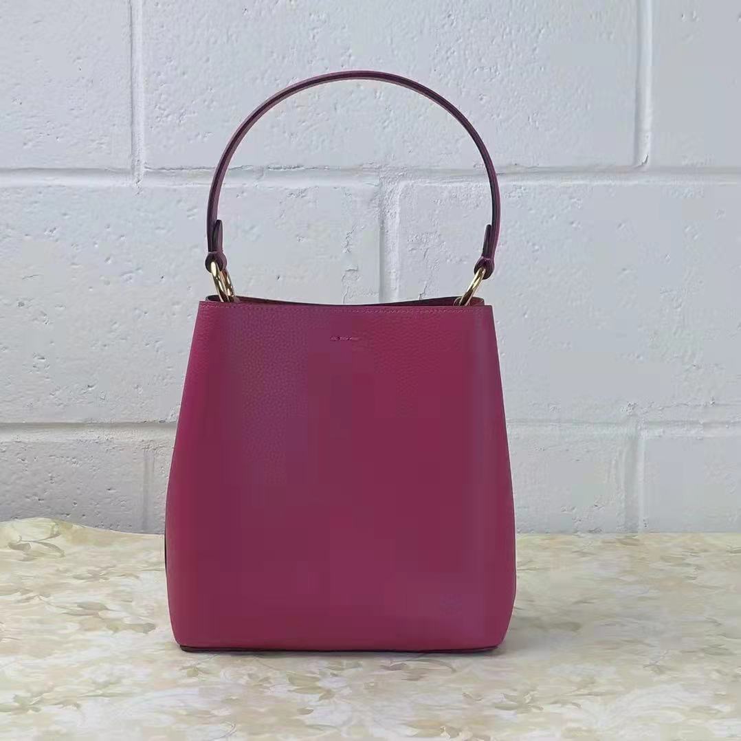 COACH 1011 Small Town Bucket Bag In Bright Violet COACH 1011 Small Town Bucket Bag In Bright Violet